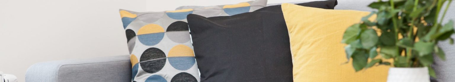 bannière comment faire un coussin