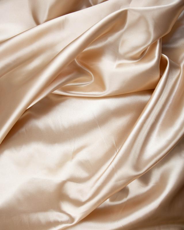 Plain Satin Champagne - Tissushop