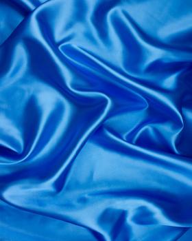 Satin Uni Bleu Turquoise - Tissushop