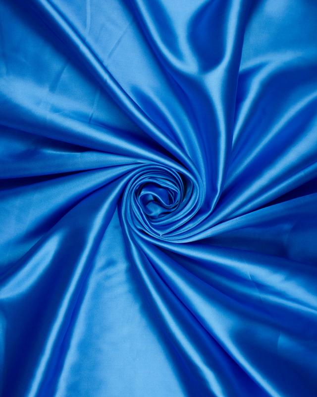 Satin Uni Bleu Turquoise - Tissushop