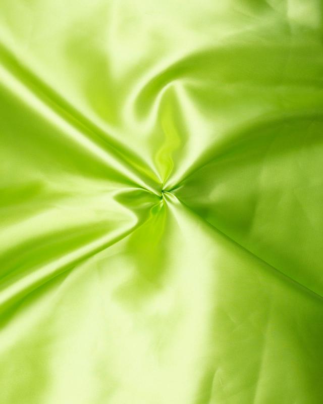 Satin Uni Vert Spring - Tissushop