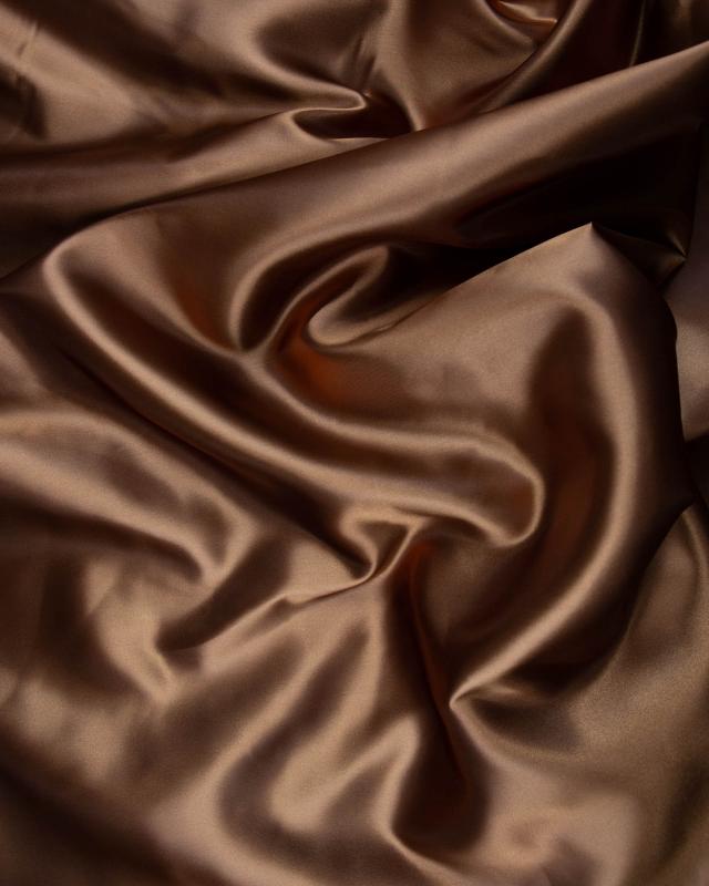 Plain Satin Brown - Tissushop