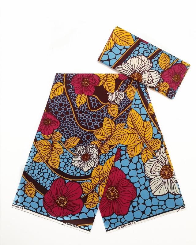 Super Wax - African Kinshasa Fabric - Tissushop
