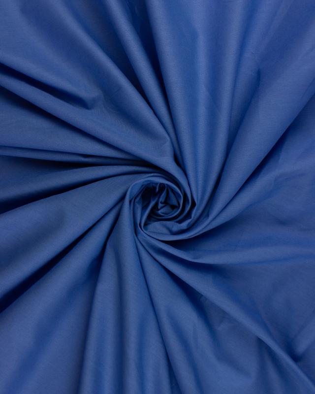 Poplin dyed cotton Azure Blue - Tissushop