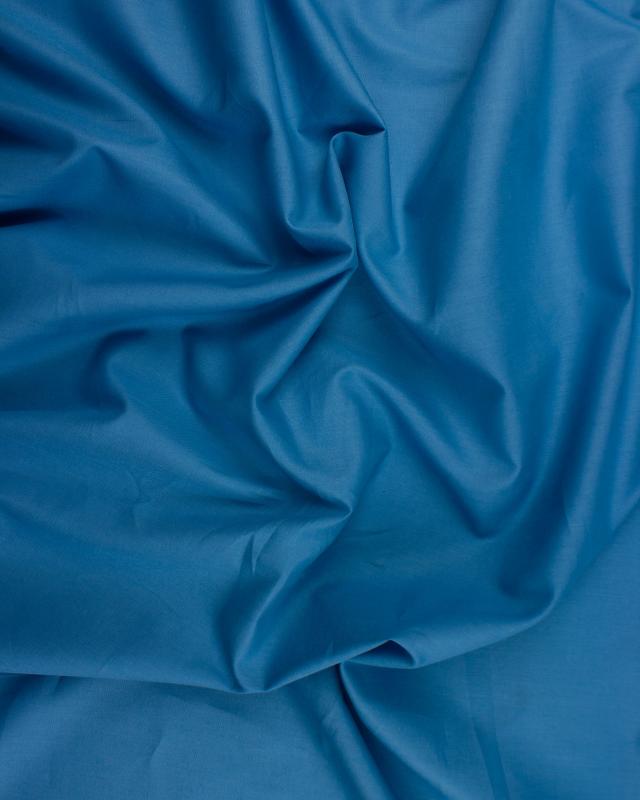 Poplin dyed cotton Dark Cyan - Tissushop