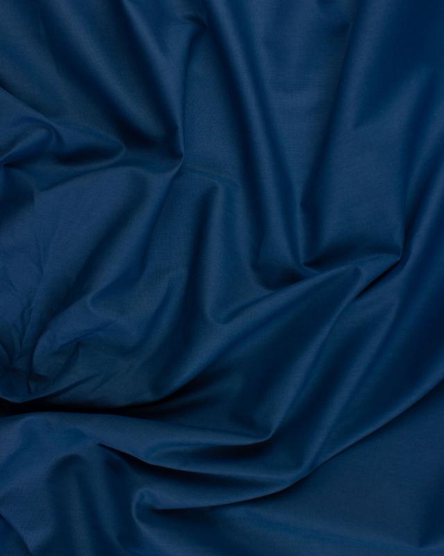 Poplin dyed cotton Blue Jeans - Tissushop