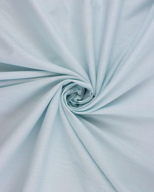 Popeline de coton uni Bleu Nuage - Tissushop