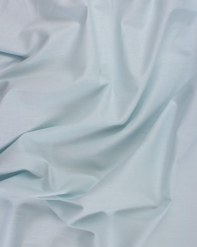 Popeline de coton uni Bleu Nuage - Tissushop