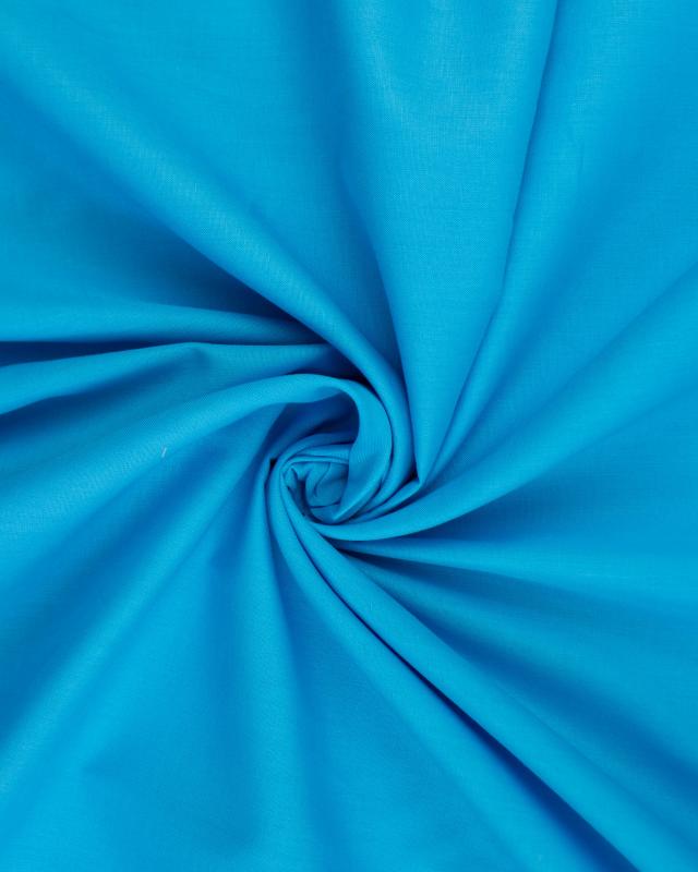 Poplin dyed cotton Turquoise Blue - Tissushop