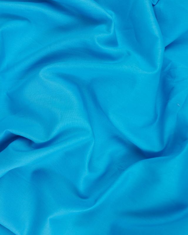 Poplin dyed cotton Turquoise Blue - Tissushop