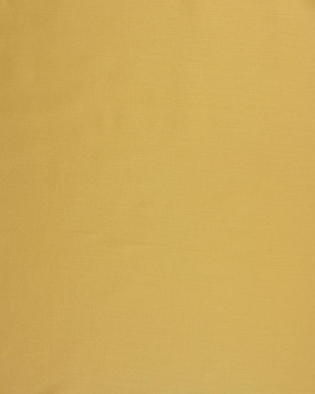 Popeline de coton uni Moutarde - Tissushop