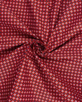 Cotton poplin Polar Red - Tissushop