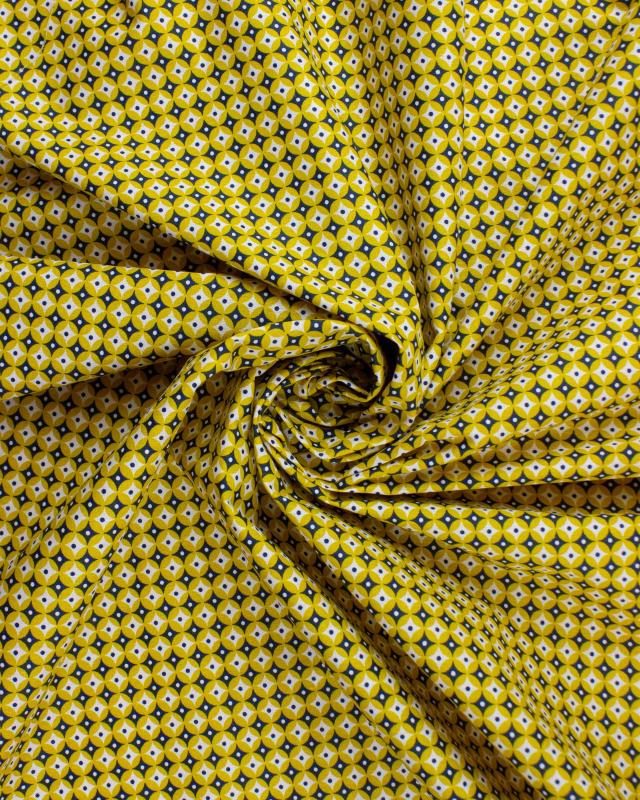 Cotton poplin Polar Mustard - Tissushop