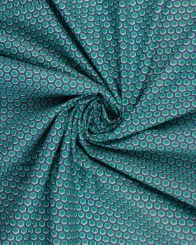 Cotton poplin Alveole Green - Tissushop