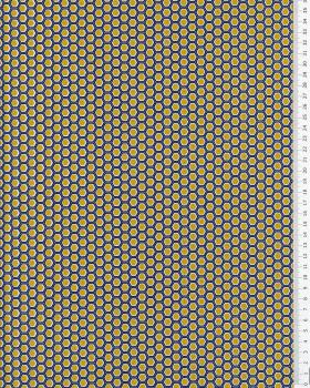 Cotton poplin Alveole Mustard - Tissushop