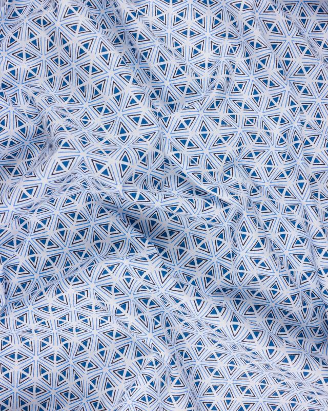 Cotton poplin Tripoli Blue - Tissushop