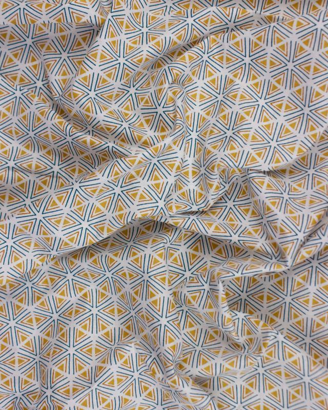 Cotton poplin Tripoli Mustard - Tissushop