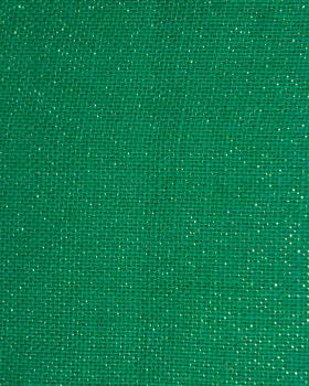 Gold lurex burlap - 290 gr / m2 - 120 cm Dark Green - Tissushop