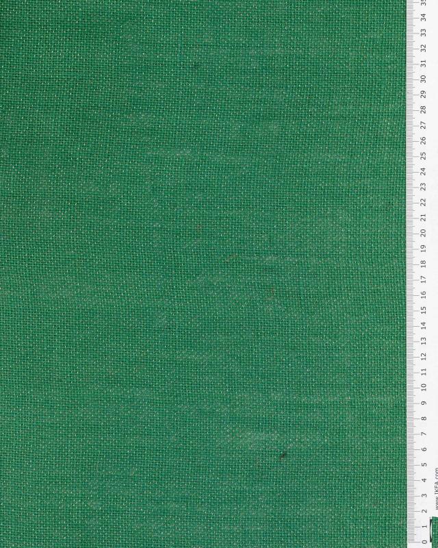 Gold lurex burlap - 290 gr / m2 - 120 cm Dark Green - Tissushop