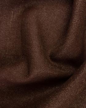 Toile de jute lurex or - 290 gr/m2 - 120 cm Marron - Tissushop