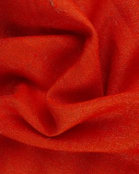 Toile de jute lurex or - 290 gr/m2 - 120 cm Orange - Tissushop