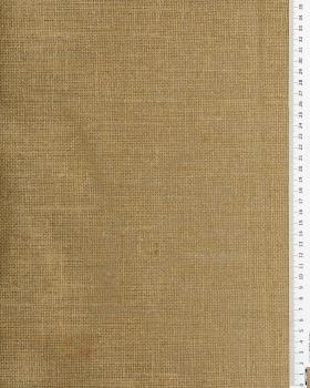 Toile de jute lurex argent - 290 gr/m² - 130 cm - Naturel - Tissushop