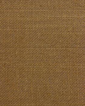 Toile de jute lurex or - 290 gr/m2 - 130 cm Naturel - Tissushop