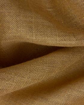 Toile de jute lurex or - 290 gr/m2 - 130 cm Naturel - Tissushop