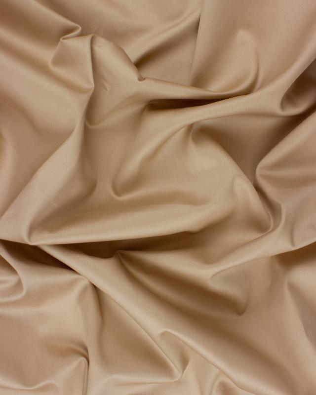 Poplin 120 YARN - 100% Plain Cotton Beige - Tissushop