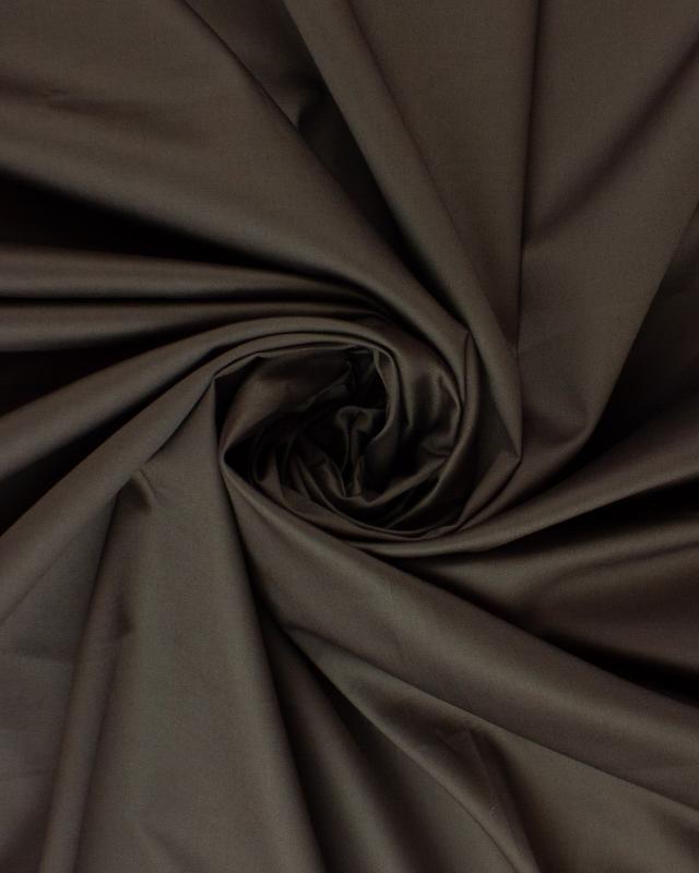 Poplin 120 YARN - 100% Plain Cotton Dark Brown - Tissushop