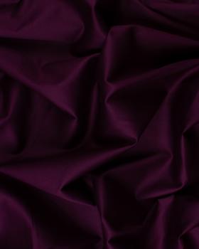 Popeline 120 FILS - 100% Coton Uni Aubergine - Tissushop