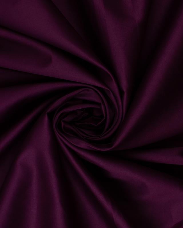 Poplin 120 YARN - 100% Plain Cotton Aubergine - Tissushop