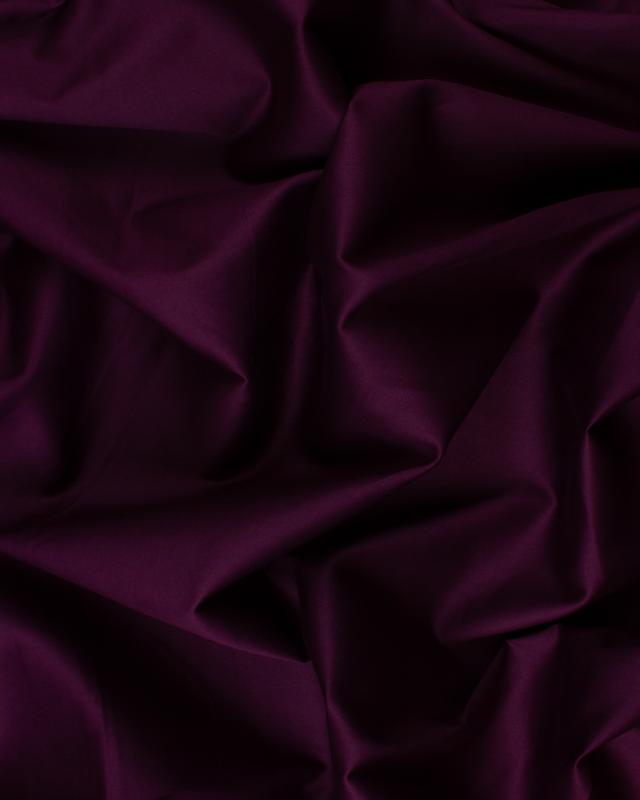 Poplin 120 YARN - 100% Plain Cotton Aubergine - Tissushop