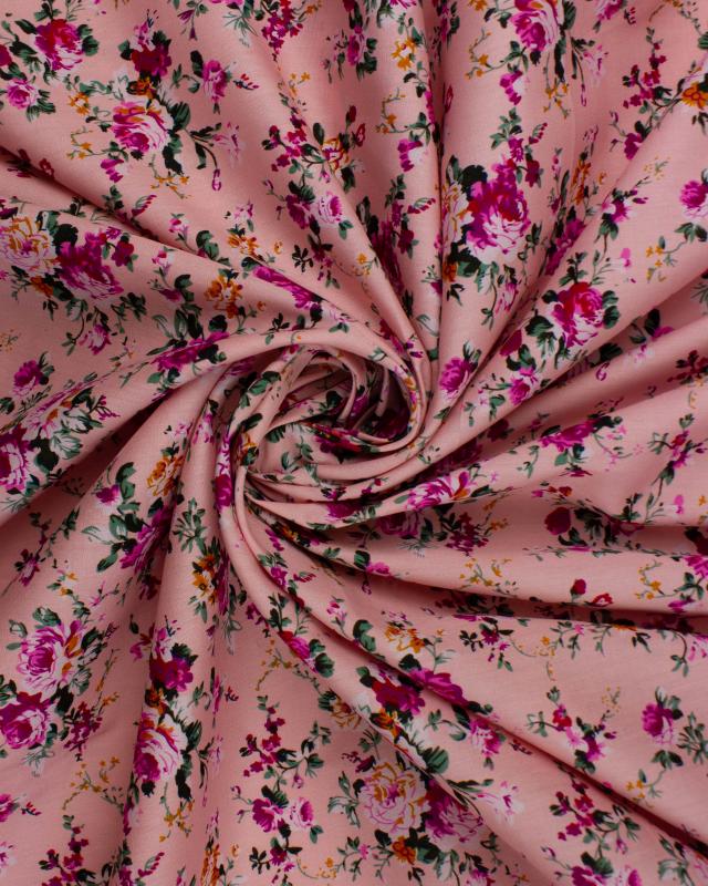 Cotton poplin - Ines Pink - Tissushop