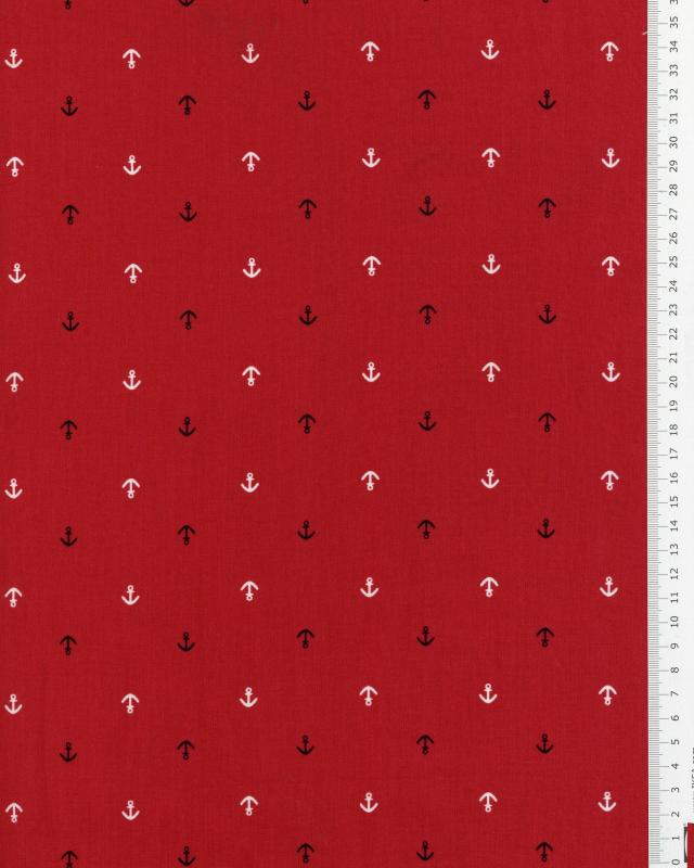 Cotton poplin - Anchor Red - Tissushop