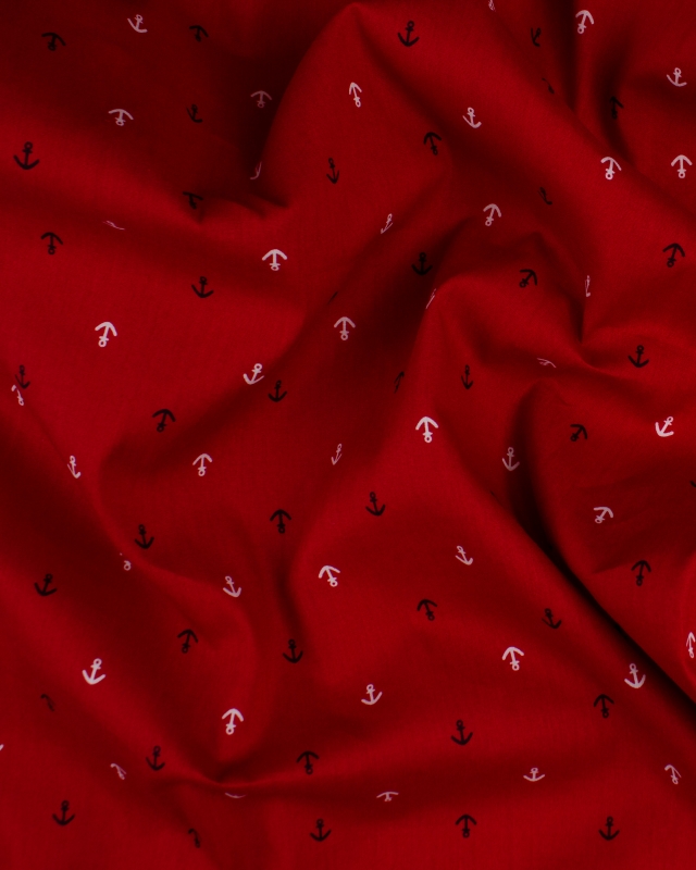 Cotton poplin - Anchor Red - Tissushop