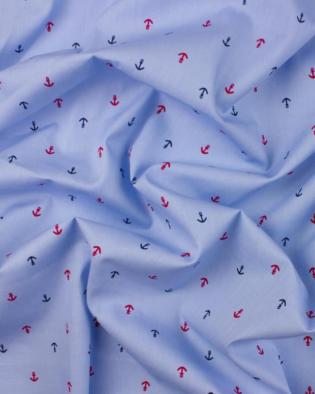 Cotton poplin - Anchor Light Blue - Tissushop