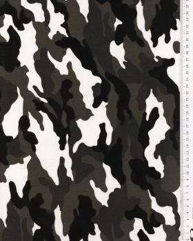 Camouflage Printed White - Tissushop