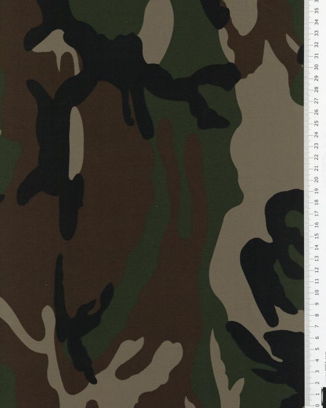 Imprimé Camouflage Marron - Tissushop