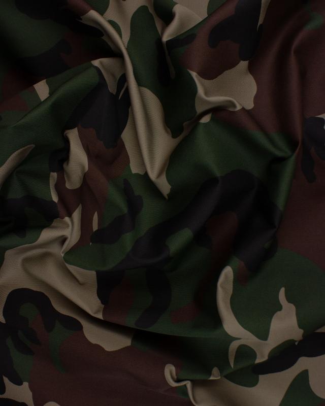 Imprimé Camouflage Marron - Tissushop