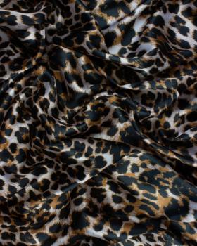 Satin imitation leopard - Tissushop