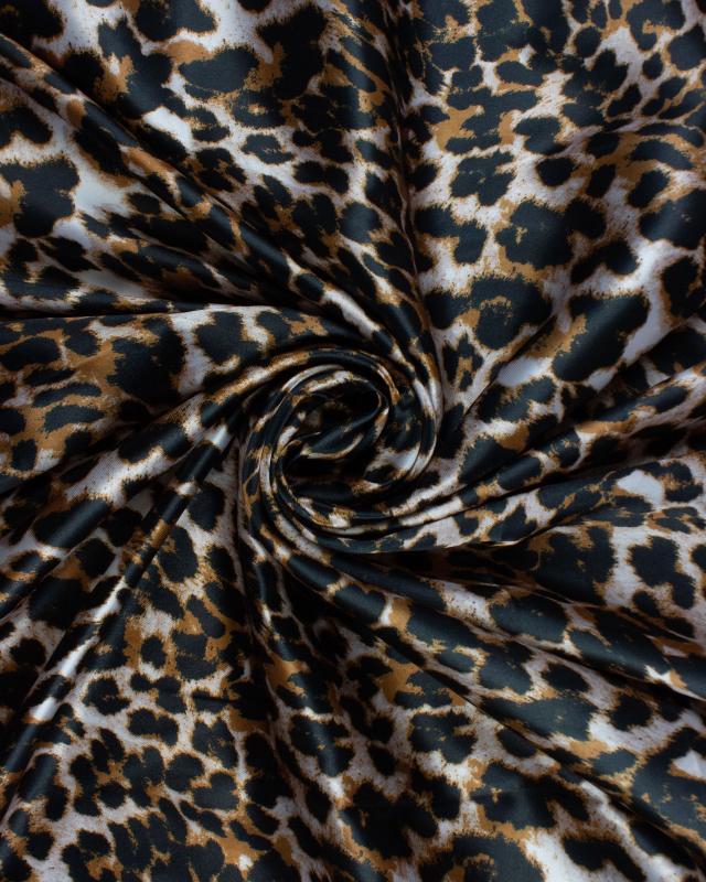 Satin imitation leopard - Tissushop