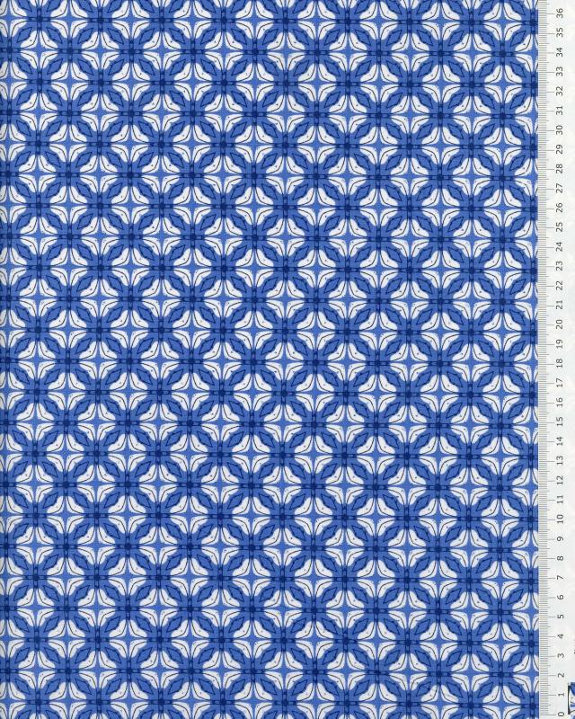 Cotton poplin - Mazcar Blue - Tissushop