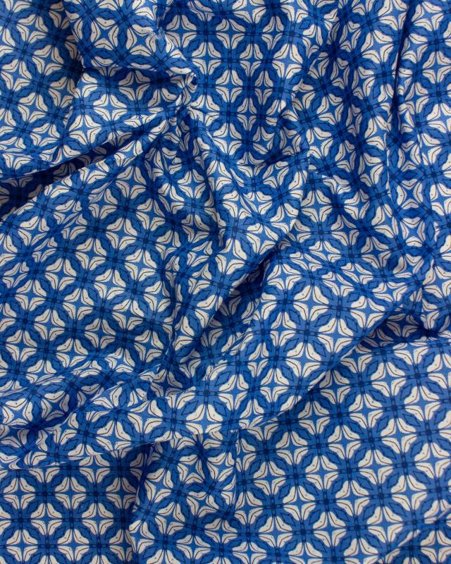 Cotton poplin - Mazcar Blue - Tissushop