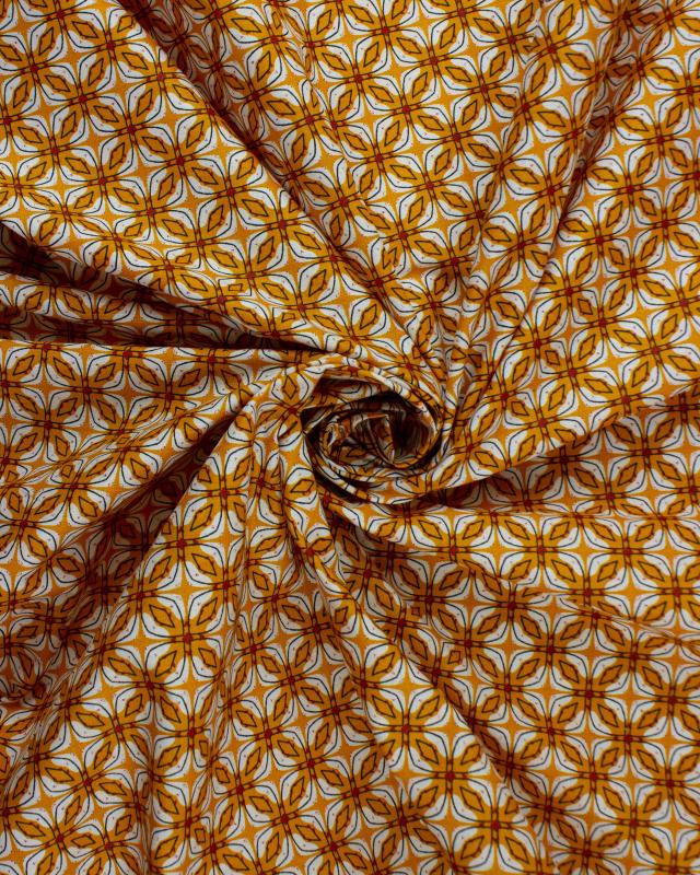 Cotton poplin - Mazcar Mustard - Tissushop