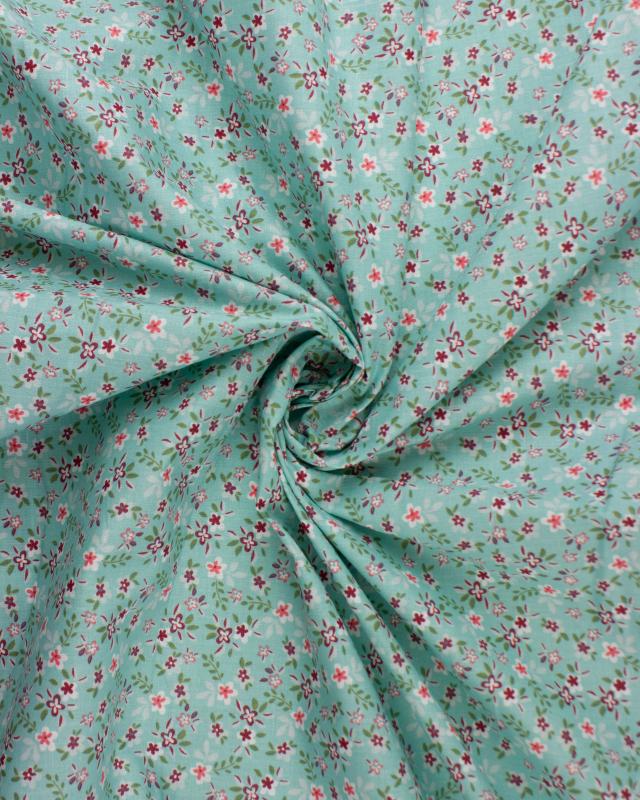 Cotton poplin - Félicie Blue Cloud - Tissushop