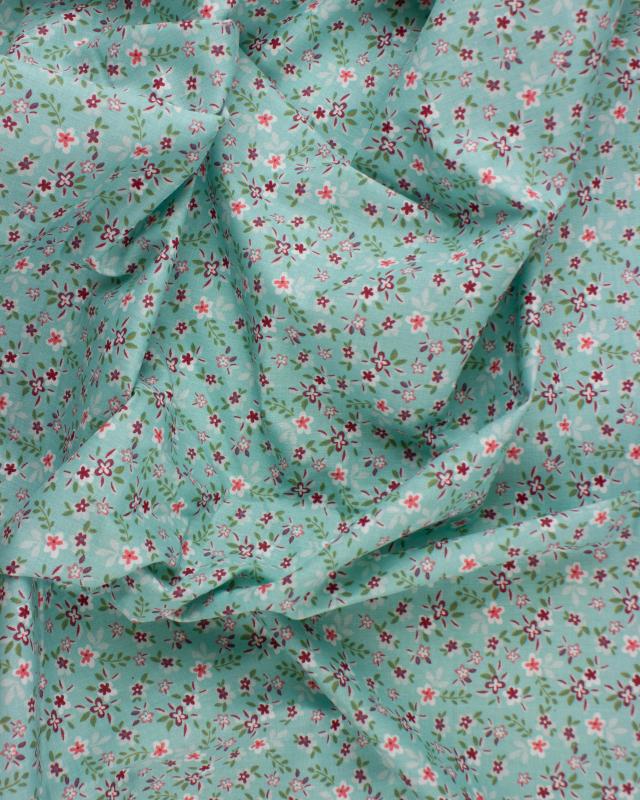 Cotton poplin - Félicie Blue Cloud - Tissushop