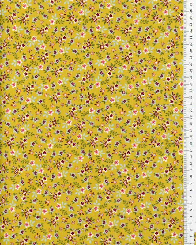 Cotton poplin - Félicie Mustard - Tissushop