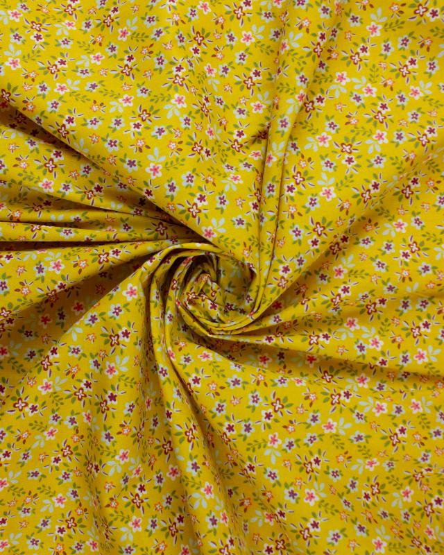 Cotton poplin - Félicie Mustard - Tissushop