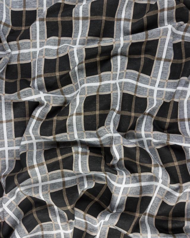 Checkered mesh Beige - Tissushop